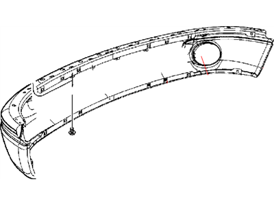 Mopar 1DJ38ZSPAA Front Bumper