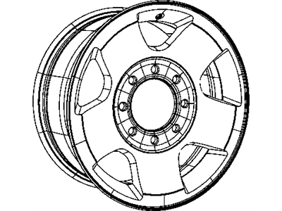 Mopar 52122367AB Aluminum Wheel