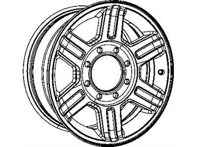 2012 Ram 2500 Spare Wheel - 1QR35AAAAA