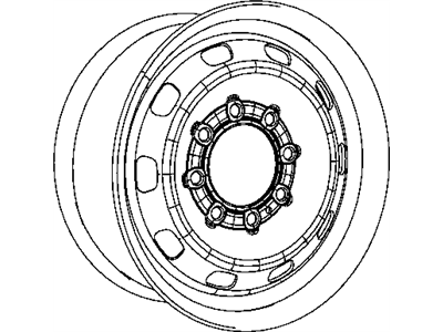 2013 Ram 2500 Spare Wheel - 5GY15S4AAB