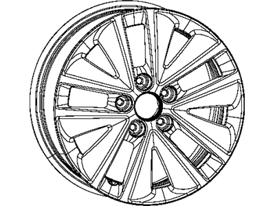 2015 Dodge Dart Spare Wheel - 5NK51GSAAA