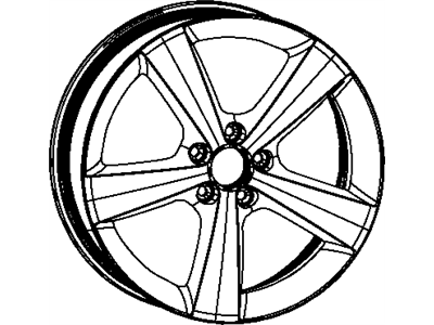 Mopar 1TH67JXYAB Aluminum Wheel