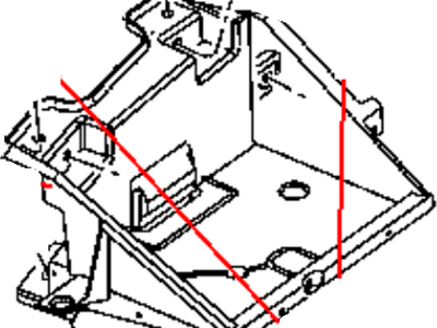 Mopar 55362632AB Tray-Battery