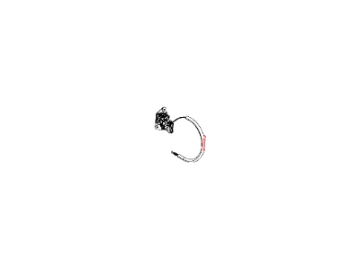 Jeep Commander Tailgate Lock - 4589581AB