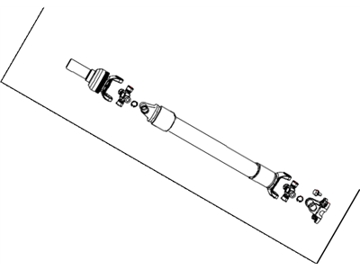 Mopar 5146304AA Rear Drive Shaft