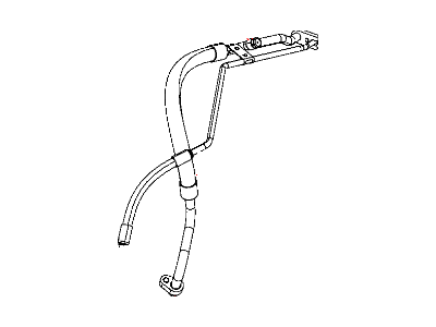 2012 Jeep Wrangler A/C Hose - 68087179AA