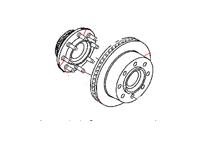 Dodge Ram 3500 Brake Disc - 52069879AA