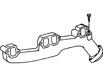 1995 Jeep Grand Cherokee Exhaust Manifold - 53030869