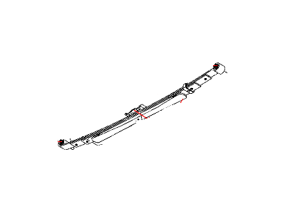 2006 Dodge Ram 1500 Leaf Spring - 52113120AI