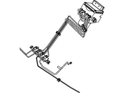 2012 Ram 1500 Brake Line - 55398933AD