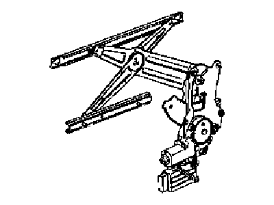 Mopar 5067453AD Front Door Window Regulator