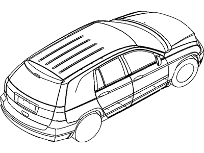 2005 Chrysler Pacifica Emblem - 4857662AD