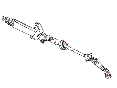 2002 Jeep Liberty Steering Shaft - 55315022AB