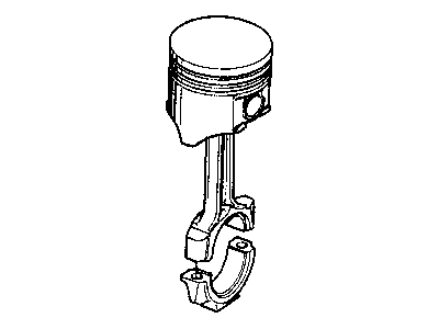 2003 Dodge Stratus Piston - 5017796AA