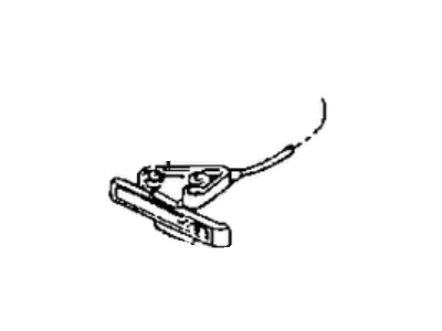Mopar 4490802 Handle, Release Hood Latch