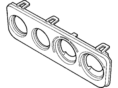 Mopar 4897721AA Bezel Heater & A/C Control