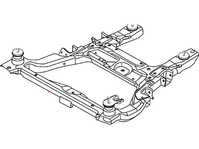 2005 Chrysler Pacifica Axle Beam - 4743166AG