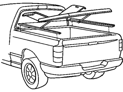 Mopar 5135239AA Gas Prop-TONNEAU-Hard