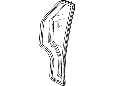 Mopar 55346790AG WEATHERSTRIP-Front Door Secondary