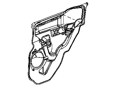 Mopar 55396689AF Shield-Rear Door