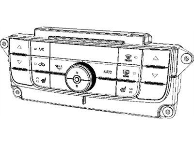 Mopar 55111865AG Air Conditioner And Heater Control