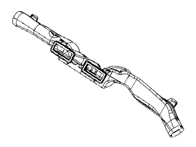 Mopar 5058260AA Duct-Center Distribution