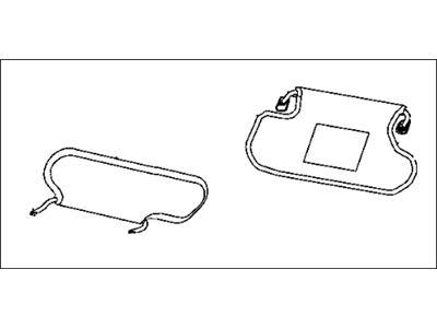 Mopar 1WV62DX9AD Visor