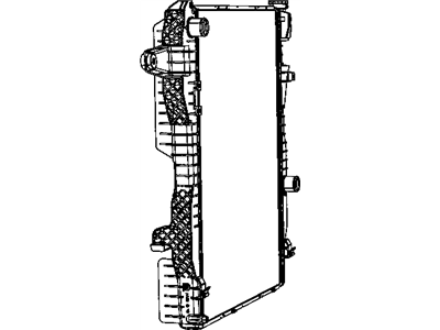 Mopar 55057089AB Engine Cooling Radiator