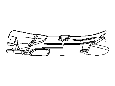 Mopar 55176792AD Shield-Floor Pan