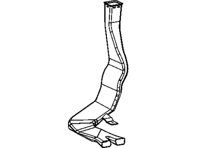 Mopar 68081892AB Duct-Floor