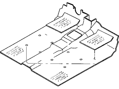 Mopar 5GC31LAZAA Mat Floor Front