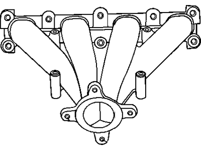 2009 Dodge Caliber Exhaust Manifold - 4884822AC