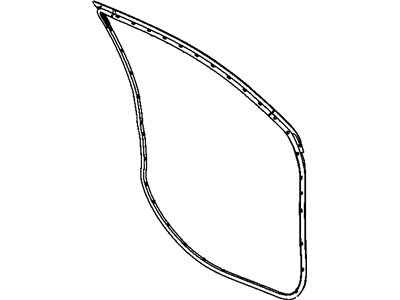 Mopar 5074644AF WEATHERSTRIP-Front Door Mounted