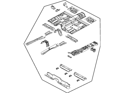 Mopar 5067837AH Pan-Front Floor