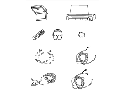 Mopar 82211871 Media Sys-Monitor With Dvd