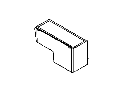 Mopar 5018904AA BOX/BIN-Floor Console