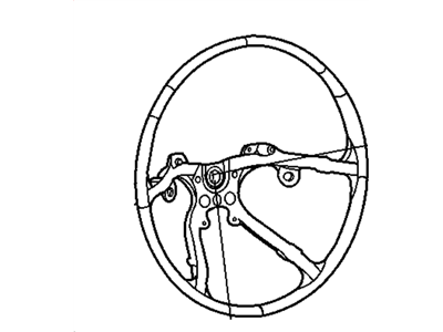 2003 Dodge Grand Caravan Steering Wheel - RG65XTMAA