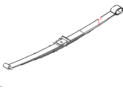 Mopar 5006504AA Rear Leaf Spring