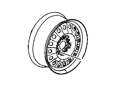 Mopar 4766601AD Steel Wheel