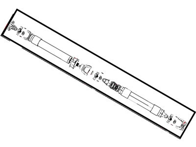 2014 Ram 4500 Drive Shaft - 52123445AA