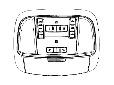 Mopar 1UC771DAAA Console-Overhead