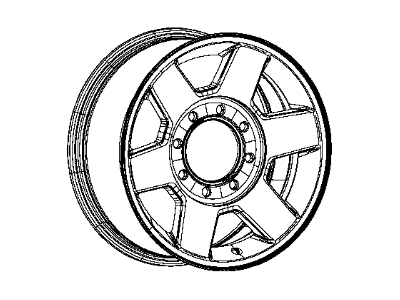 2014 Ram 2500 Spare Wheel - 1UD27AAAAA