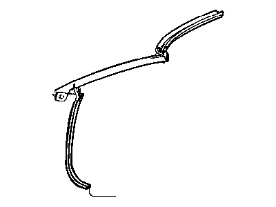 Mopar 4878983AD WEATHERSTRIP-A-Pillar To Roof