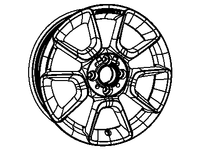 1VL36KDWAB Mopar Wheel-Aluminum Illustration 1 of 1
