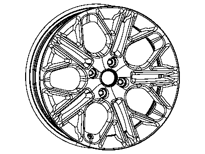 Mopar 5LY06JXYAA Wheel-Aluminum