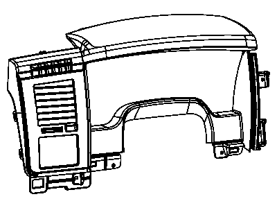 Mopar 5JU28XDHAC Bezel-Instrument Cluster