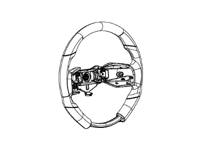 Chrysler Steering Wheel - 1RM331X9AD