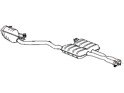 Mopar 4578898AA Exhaust Muffler And Resonator