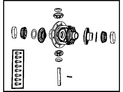 Jeep Wrangler Differential - 68004074AA