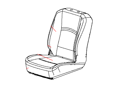 2012 Ram 3500 Seat Cover - 5LG34BD3AA